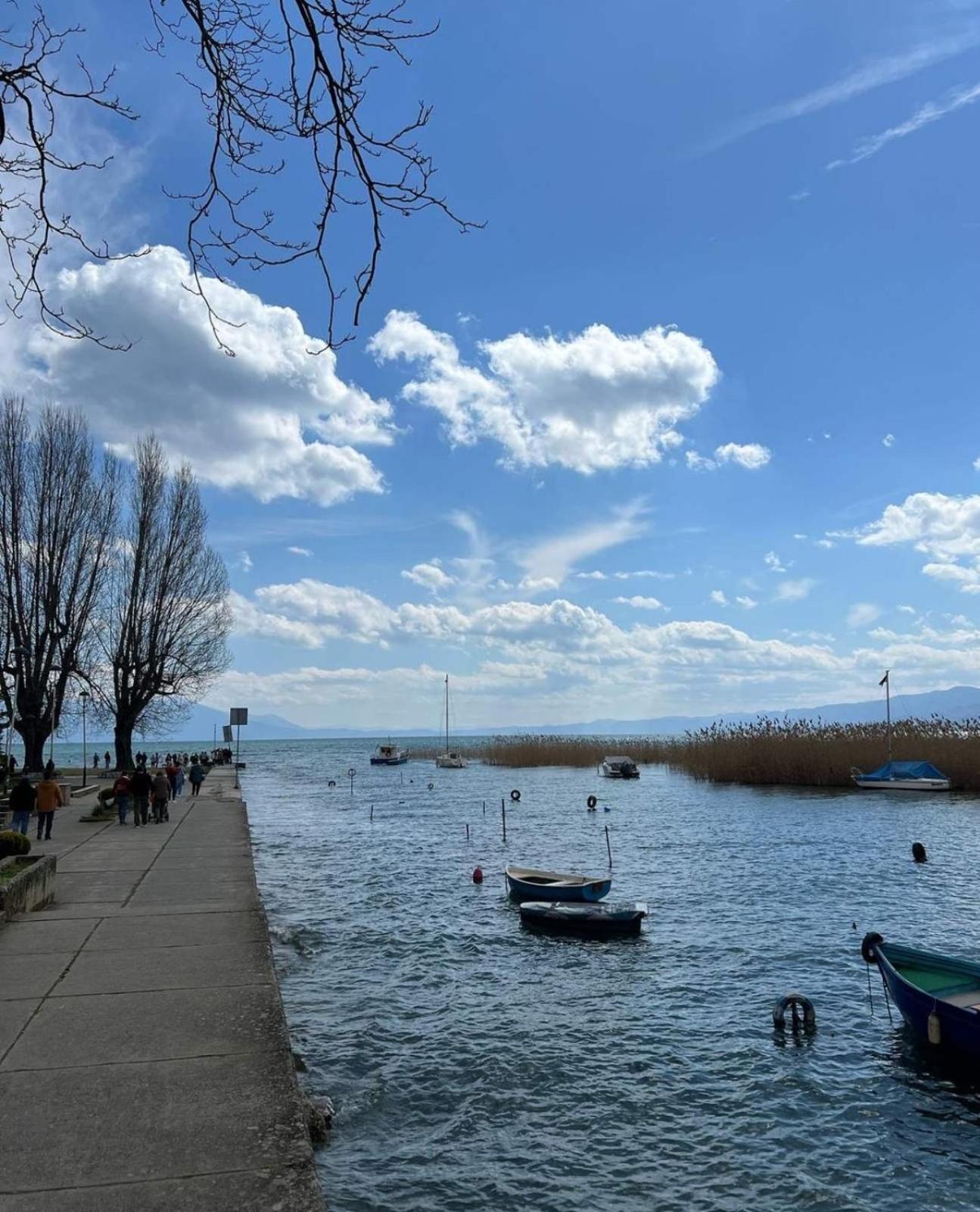 Vila Bolonja Struga Esterno foto